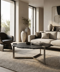Shale Live Edge Slate Top Coffee Table - Mercana