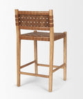 Shane Cognac Modern Leather Counter Stool-5