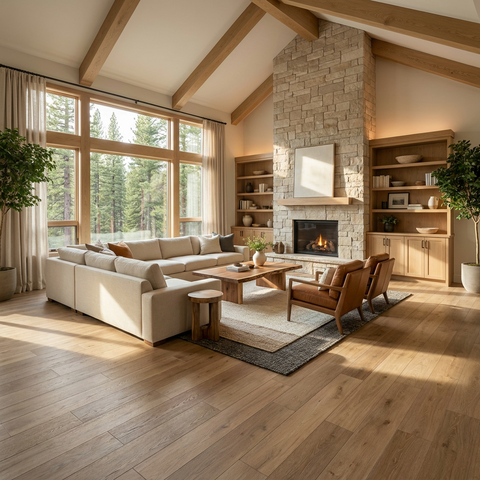 Ski Waterproof Luxury 5mm Vinyl Flooring 