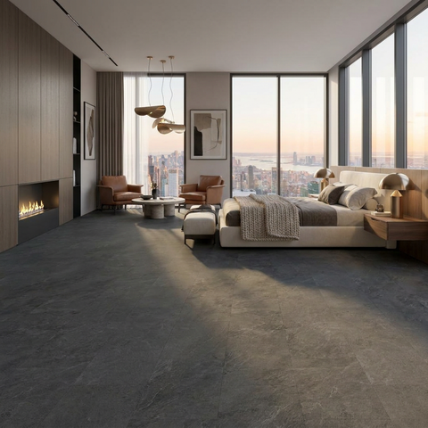 Slate Coal Waterproof 5.5mm Vinyl Flooring
