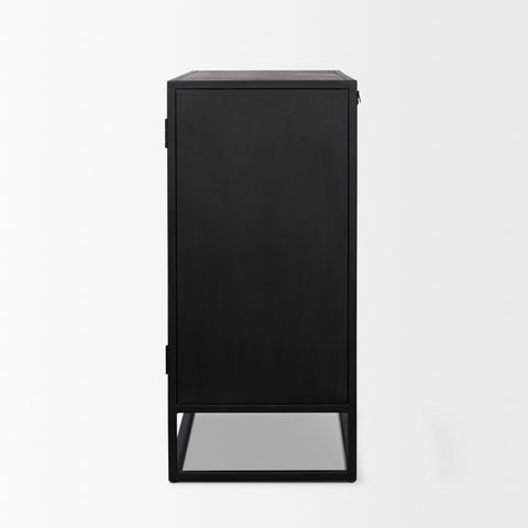 Sloan Light Brown Wood Accent Cabinet -3