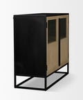 Sloan Light Brown Wood Accent Cabinet -4