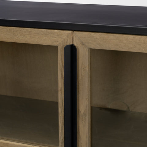 Sloan Light Brown Wood Accent Cabinet -6