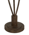 Soan Copper Bronze & Amber Glass Floor Lamp-4