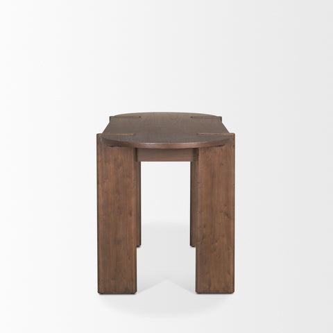 Sohan Solid Elm Wood Desk-3