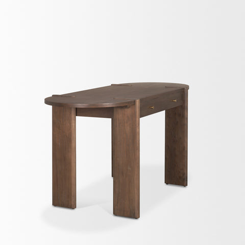 Sohan Solid Elm Wood Desk-5