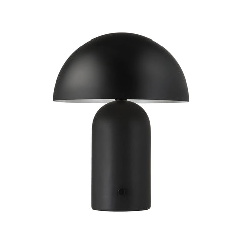 Sombra Matte Black Ceramic Table Lamp-1