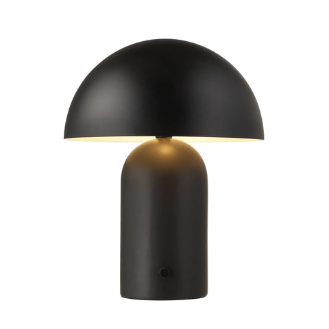 Sombra Matte Black Ceramic Table Lamp-3
