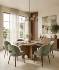 Sonomi 59" Medium Brown Oak Dining Table 