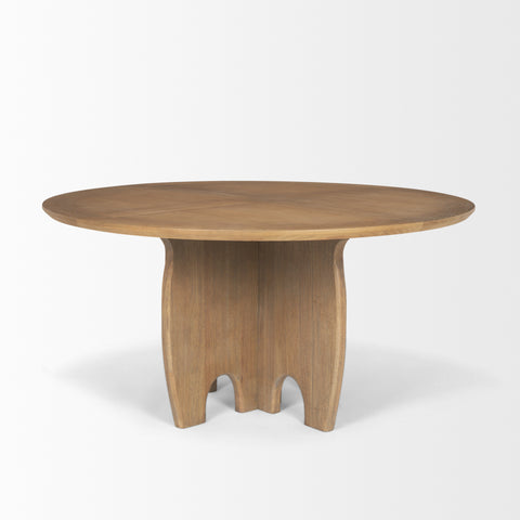 Sonomi 59" Medium Brown Oak Dining Table -3