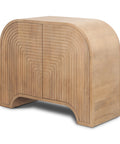 Sorina Light Brown Mango Wood Accent Cabinet -1