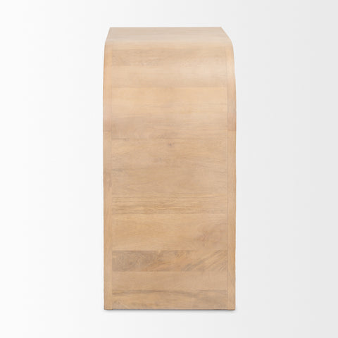 Sorina Light Brown Mango Wood Accent Cabinet -3