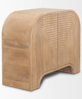 Sorina Light Brown Mango Wood Accent Cabinet -4