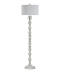 Sorriso White Wood Texture Floor Lamp-3