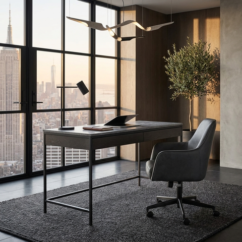 Stamos Marble Top Desk