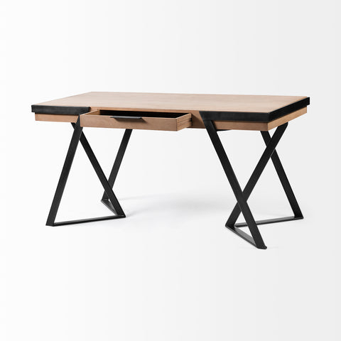 Steinbeck Solid Mango Wood Desk -5