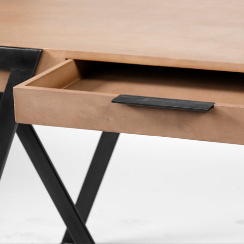 Steinbeck Solid Mango Wood Desk -7