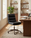 Stinson Black Faux Leather Office Chair 