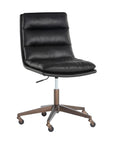 Stinson Black Faux Leather Office Chair -1