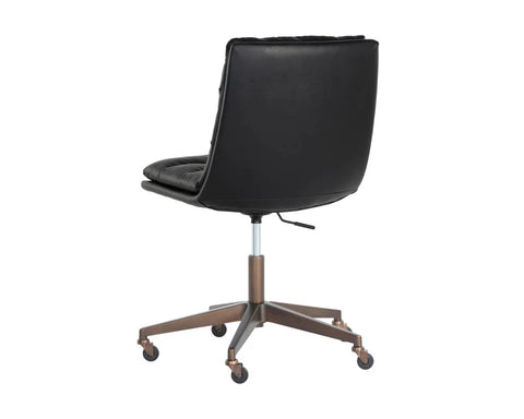Stinson Black Faux Leather Office Chair -3