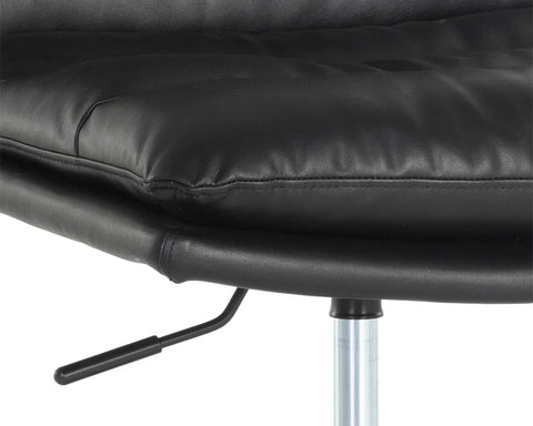 Stinson Black Faux Leather Office Chair -4