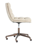 Stinson Cream Faux Leather Office Chair-2