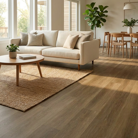 Sudbury Chestnut Brown 6mm Vinyl Flooring