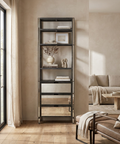 Sunnyvale Solid Mango Wood Shelving Unit 