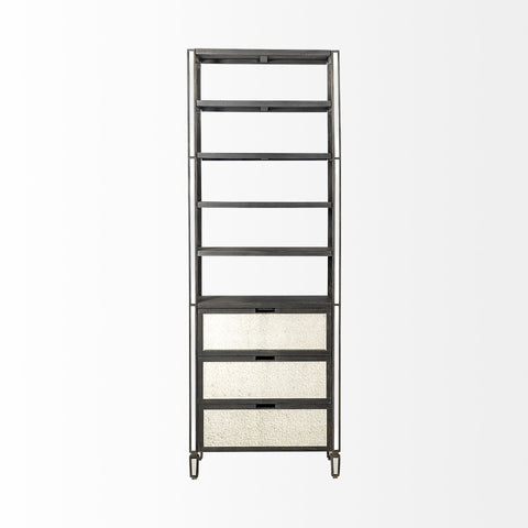 Sunnyvale Solid Mango Wood Shelving Unit -2