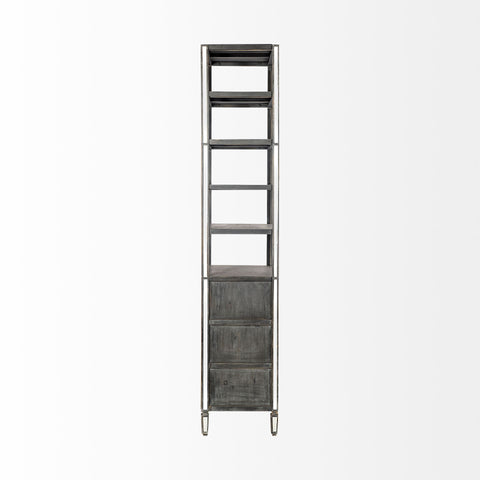 Sunnyvale Solid Mango Wood Shelving Unit -3