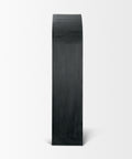 Suri Black Mango Wood Arched Curio Cabinet -3