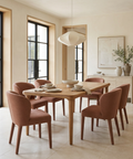 Suvan 72" Light Brown Oak Dining Table