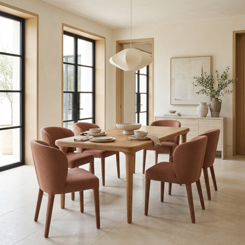 Suvan 72" Light Brown Oak Dining Table