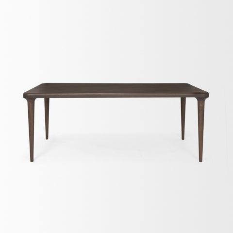 Suvan 72" Medium-Dark Brown Mango Wood Dining Table-2