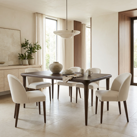 Suvan 72" Medium-Dark Brown Mango Wood Dining Table
