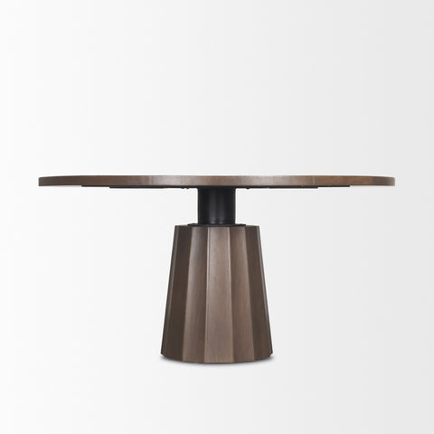 Swanson 60" Dark Brown Mango Wood Dining Table -2