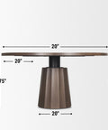 Swanson 60" Dark Brown Mango Wood Dining Table -8