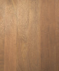 Swanson 60" Light Brown Mango Wood Pedestal Dining Table -5