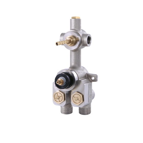 T12001 Turbo High-Flow Thermostatic Rough-In Valve with Single Shut-Off - Aquabrass