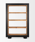 Tabor Reclaimed Pine Wood Bookcase-4