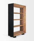 Tabor Reclaimed Pine Wood Bookcase-5