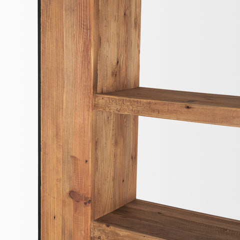 Tabor Reclaimed Pine Wood Bookcase-7