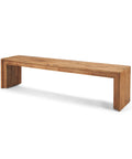 Tahira Brown Recycled Solid Wood Bench -1