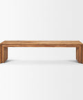 Tahira Brown Recycled Solid Wood Bench -2