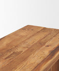 Tahira Brown Recycled Solid Wood Bench -5