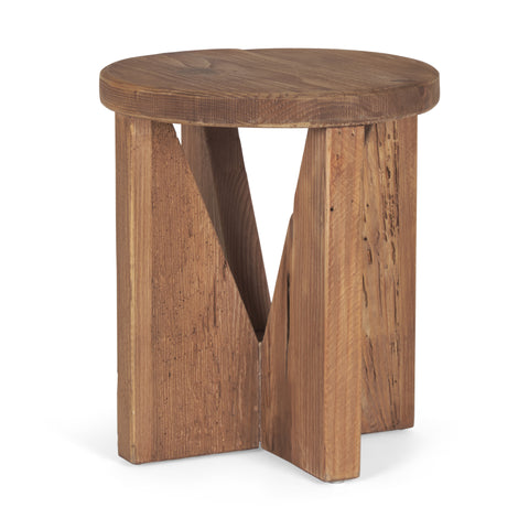 Tahlia Natural Recycled Pine Stool-1