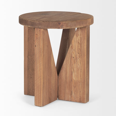Tahlia Natural Recycled Pine Stool-4