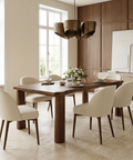 Tammar 84" Medium Brown Mango Wood Dining Table 
