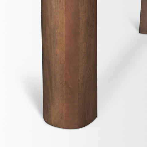 Tammar 84" Medium Brown Mango Wood Dining Table -7