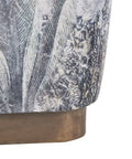 Tangle Printed Velvet Ottoman-3